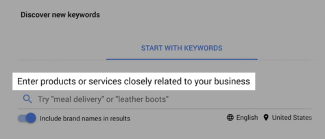 Tìm kiếm từ khoá trên Google Keyword Planner (Miễn phí)