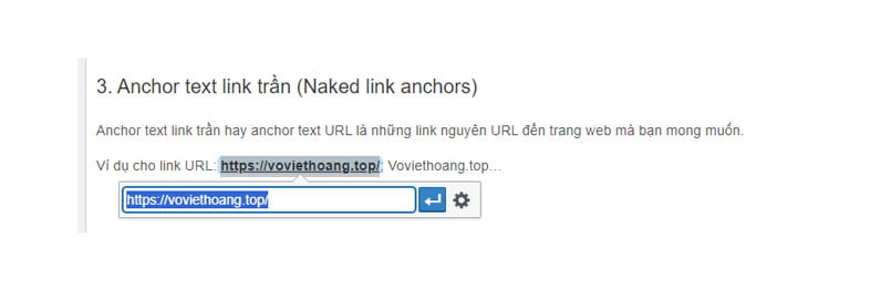 Anchor text link trần (Naked link anchors)