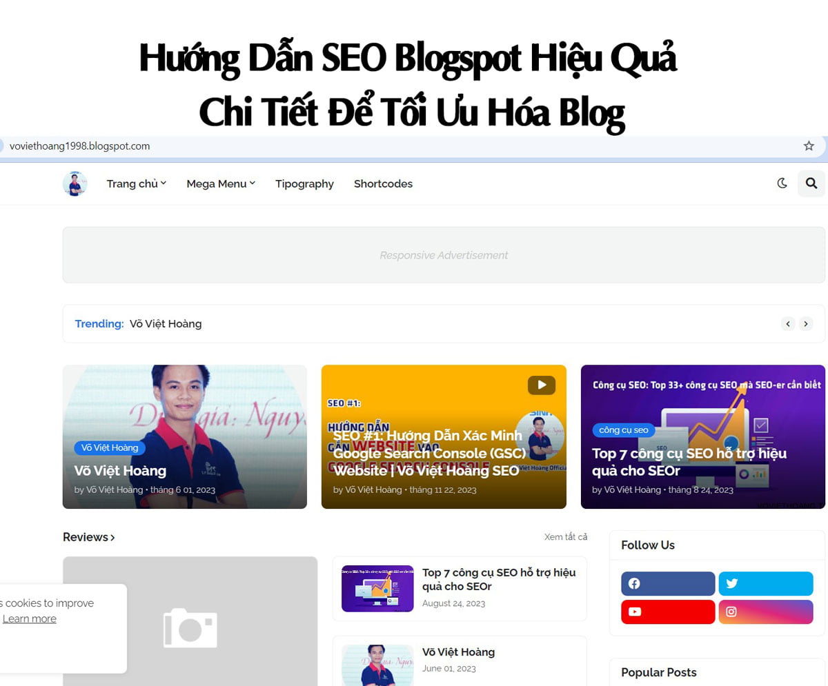 Hướng Dẫn SEO Blogspot Hiệu Quả – Chi Tiết Để Tối Ưu Hóa Blog