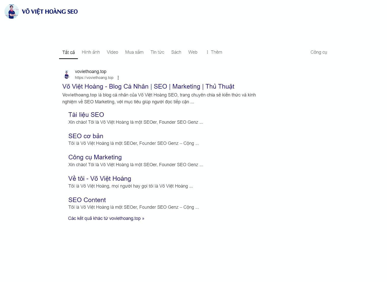 Google Sitelinks là gì? Cách tối ưu hiển thị Sitelinks SEO Website