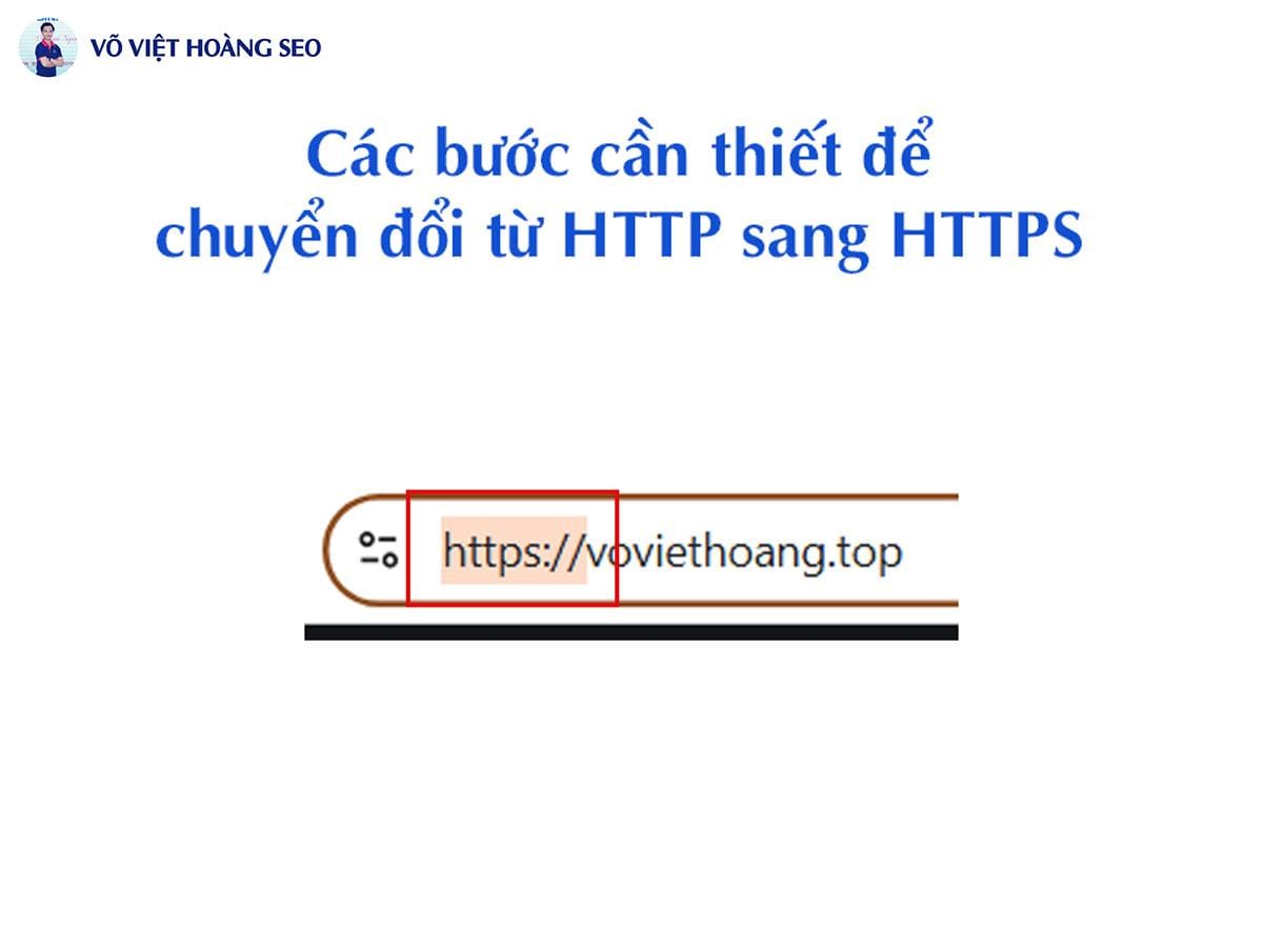 Các bước cần thiết để chuyển đổi từ HTTP sang HTTPS