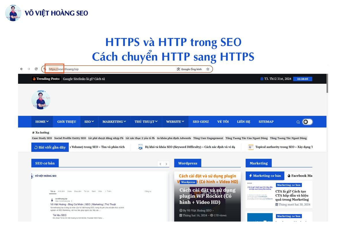 HTTPS và HTTP trong SEO – Cách chuyển HTTP sang HTTPS