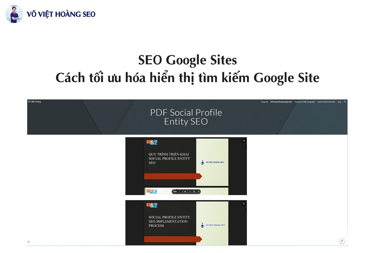 SEO Google Sites - Cách tối ưu hóa hiển thị tìm kiếm Google Site