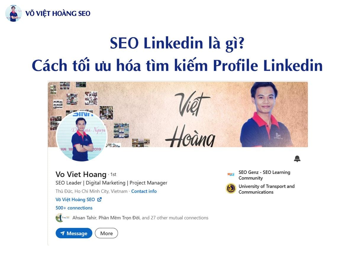 SEO Linkedin là gì? Cách tối ưu hóa tìm kiếm Profile Linkedin