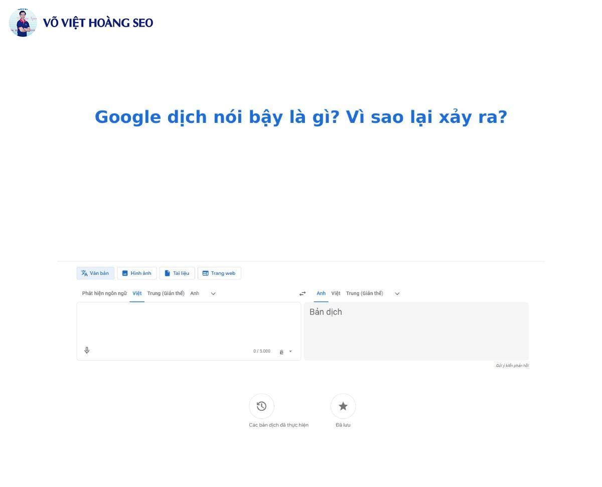Google dịch nói bậy là gì? Vì sao lại xảy ra?