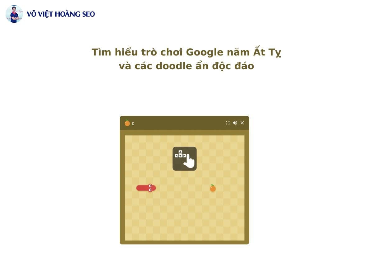 Tìm hiểu trò chơi Google năm Ất Tỵ và các doodle ẩn độc đáo